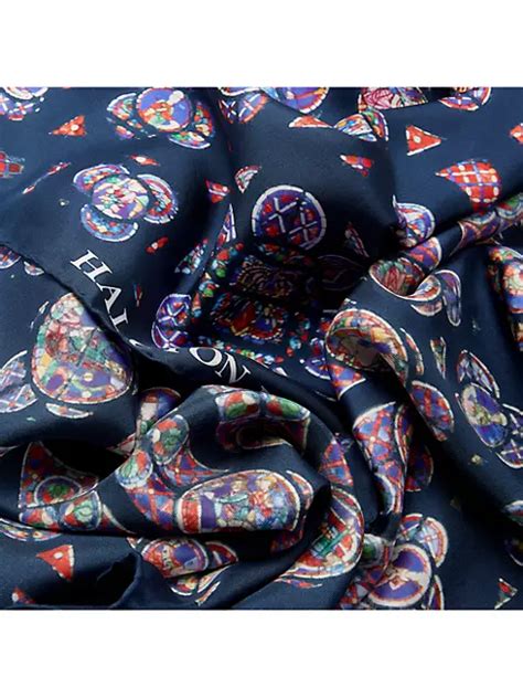 notre dame silk scarf